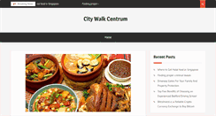 Desktop Screenshot of citywalkcentrum.com